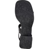 Black Leather Sandals for Women.