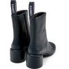 Green Leather Boots for Women