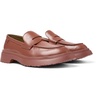 Red Leather Loafer for Women
