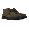 Green nubuck ankle boots for men