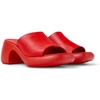 Red Leather Sandals for Women.