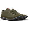 Green Recycled Cotton and Nubuck Ankle Boots for Men.