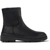 Black nubuck boots for men