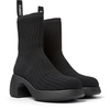 Black Textile Bootie for Women