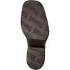 Brown textile boots for women