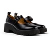 Black Leather Women's Shoe.