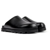 Black Leather Sandals for Men.