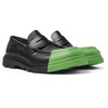 Black Leather Moccasin for Men