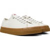 White TENCEL™ Lyocell Men's Sneakers.