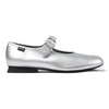 Silver Leather Shoes for Women.