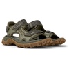 Green Recycled PET and Leather Sandals for Men.