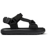 Black Textile Sandal for Men