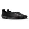 Black Leather Moccasin for Women.