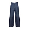 Button Detailed Wide Leg Jeans