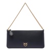 Elegant Black Silk Shoulder Bag