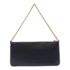 Elegant Black Silk Shoulder Bag