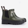 Barbour Halton Rubber Chelsea Wellies - UK 6 - Olive/Black