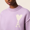 AMI Boxy ADC Logo-Intarsia Wool Knit Jumper - M
