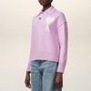 AMI Off White ADC Logo-Intarsia Wool Polo Jumper - XS