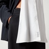Alexander Wang Drapey Crepe Oversized Blazer With Cotton-Poplin Shirt - S/M