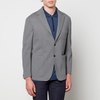 Canali Herringbone Stretch-Jersey Blazer - 50/L