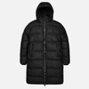 Rains Alta Long Coated-Shell Puffer Jacket - XS
