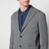 Canali Herringbone Stretch-Jersey Blazer - 50/L