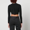Alexander Wang Cropped Cotton Cardigan - XS