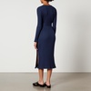 A.P.C. Sandy Ribbed Cotton Midi Dress - S