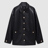Anine Bing Luca Leather-Blend Jacket - M