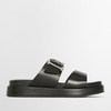 Barbour Adele Leather Sandals - UK 3 - Black