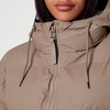 RAINS Women's Long Puffer Jacket - Taupe - XL