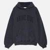 Anine Bing Harvey Logo-Print Cotton-Jersey Hoodie - XS