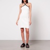 Axel Arigato Ada Ribbed-Jersey Halterneck Mini Dress - M