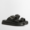 Barbour Adele Leather Sandals - UK 3 - Black