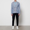Canali Men's Knitted Jacket - Light Blue - 52/XL