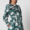 Batsheva Mini Clemmie Floral-Print Crepe Dress - US 4/UK 8