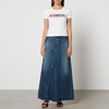 Diesel T-Uncutie Destroyed Cotton-Jersey Graphic T-Shirt - XS