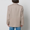 Anine Bing Quinn Wool-Twill Blazer - L