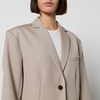 Anine Bing Quinn Wool-Twill Blazer - L