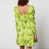 Ganni Floral-Print Organic-Cotton Mini Dress - EU 36/UK 8