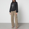 Alexander Wang Beiress Oversized Wool-Blend Jumper - S