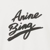 Anine Bing Jaylin Signature Cotton-Jersey Tee - M