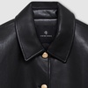 Anine Bing Luca Leather-Blend Jacket - M