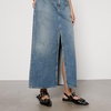 AGOLDE Leif Denim Maxi Skirt - W26