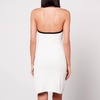 Axel Arigato Ada Ribbed-Jersey Halterneck Mini Dress - M