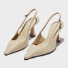 Aeyde Women's Fernanda Leather Slingback Heels - UK 4