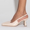 Aeyde Women's Fernanda Leather Slingback Heels - UK 4