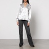 Anine Bing Mylah Satin Shirt - S