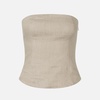 Samsøe Samsøe Saelynn Linen Bandeau Top - M